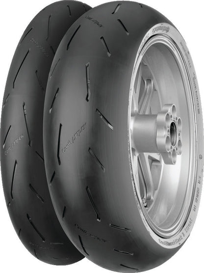 Continental Tire Continental ContiRaceAttack 2 Street Rear Tire - 200/55 ZR17 M/C 78(W) TL 02446620000