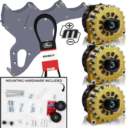 Mechman Triple Alternator Kit 1999-2004 GM Truck / SUV - Gold