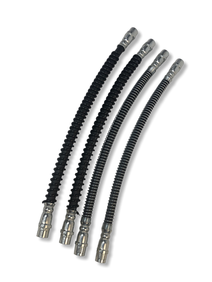 PMB Performance DirectFit Rubber Brake Lines - Set of 4 - 2017-Present Porsche 991/GT3