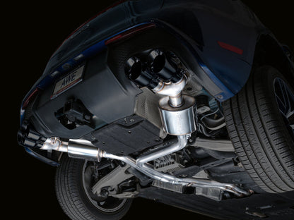 AWE Tuning 19-21 Porsche Macan 3.0T/2.9TT Touring Edition Catback Exhaust w/ Diamond Black Tips 3015-43951
