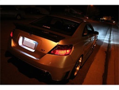 Spyder Honda Civic 06-08 2Dr LED Tail Lights Red Clear ALT-YD-HC06-2D-LED-RC 5004512