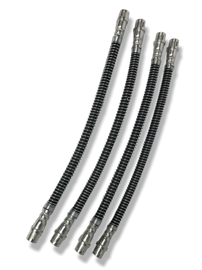 PMB Performance DirectFit Rubber Brake Lines - Set of 4 - 1998-12 Porsche 996/997/GT3