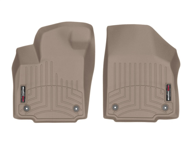 WeatherTech 17+ Ford F-250/F-350/F-450 Front FloorLiner - Tan (Fits 4x4 Floor Shifter)