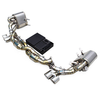 Titanium Valved Catback Exhaust for Porsche 911 997.1 997.2 Carrera 4S