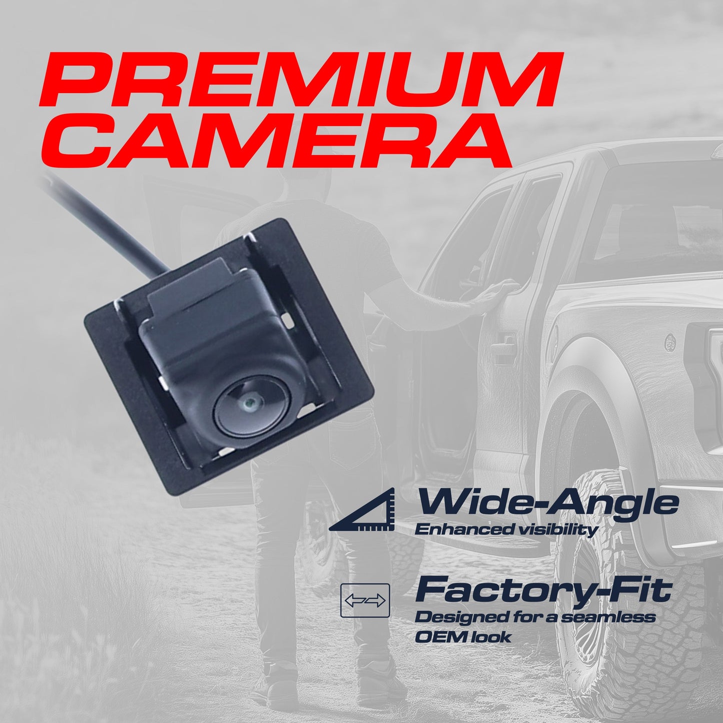 Chevrolet Cruze (2013-2016), Equinox (2012-2013) / GMC Terrain (2010-2013) OEM Replacement Backup Camera OE Part # 15926123, 20903513, 22913698, 95407397