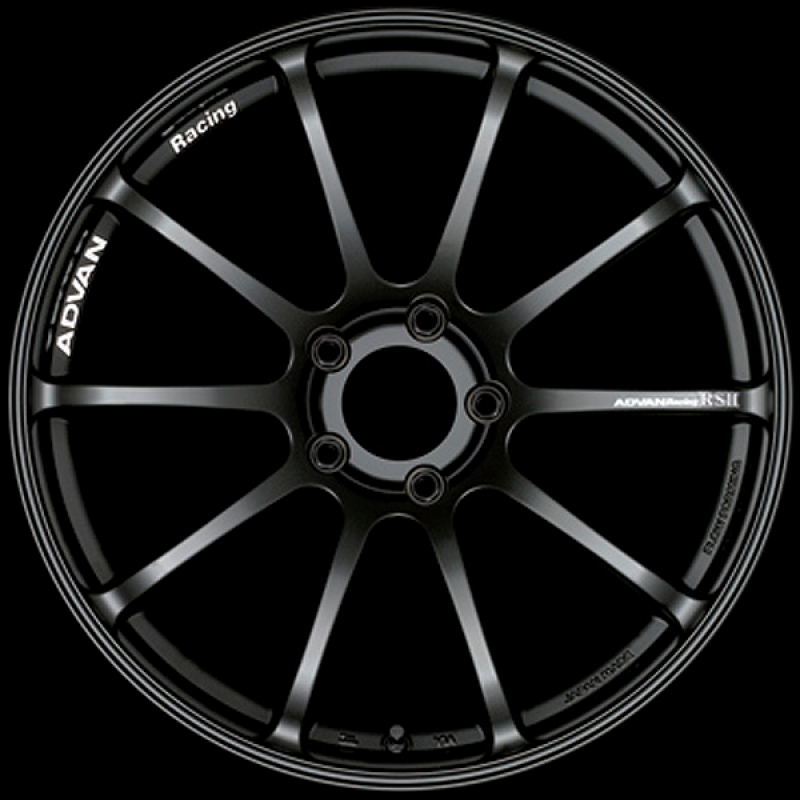 Advan RSII 17x8.0 / +48 Offset / 5x100 / 63mm Bore / Semi Gloss Black YAP7G48DSB