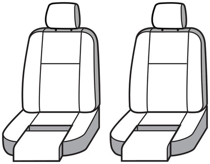 Covercraft 22-23 Jeep Grand Wagoneer Polycotton SeatSaver Front Row Seat Covers - Gravel SSC3502CAGY