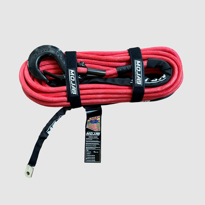 MOJAB 1/2'' x 78' Double Braided Winch Rope with Forged Hook