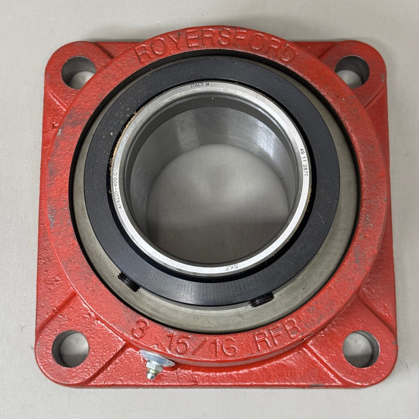 ROYERSFORD Spherical 4Bolt Flange Bearing 4"Non-Expansion SKF Inserts 40-05-N400