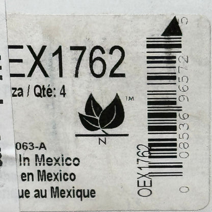 WAGNER OEx Ceramic Disc Brake Pad Set 5" x 2" Grey OEX1762