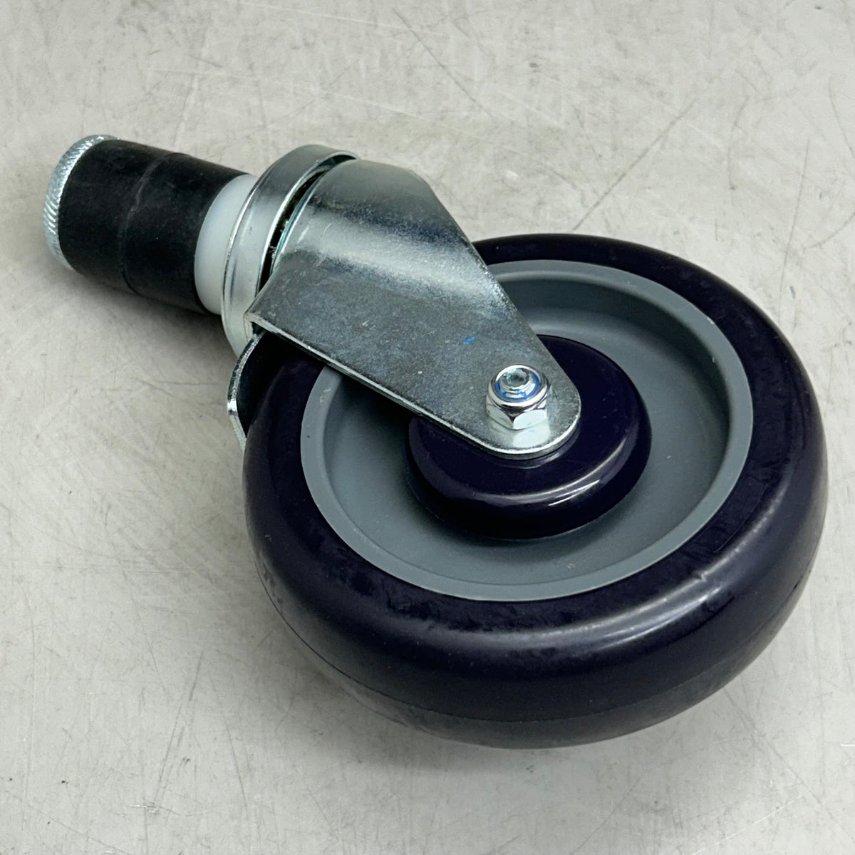 REGENCY Polyurethane Work Table/Equipment Stand Caster W/ Brake 5" Black A105CR