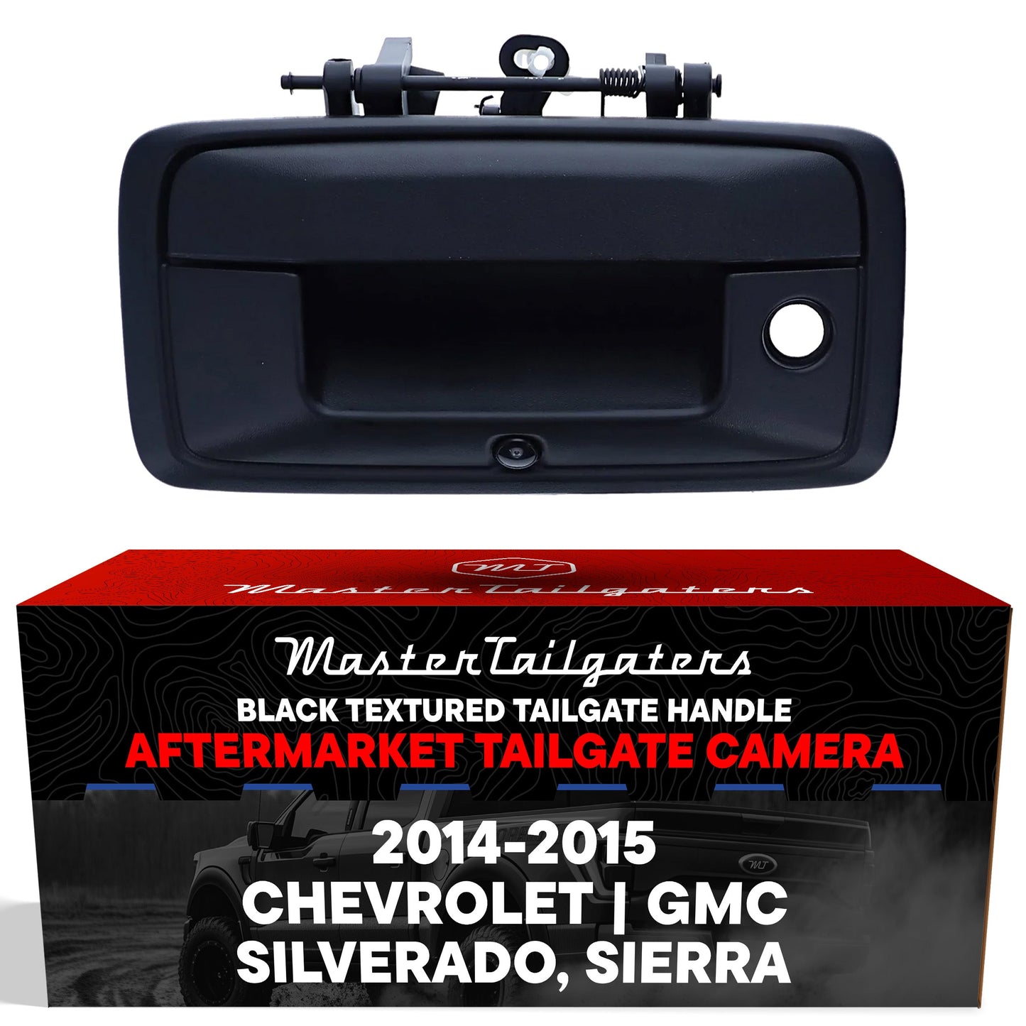 Chevrolet Silverado / GMC Sierra (2014-2015) Black Replacement Tailgate Handle with Backup Camera