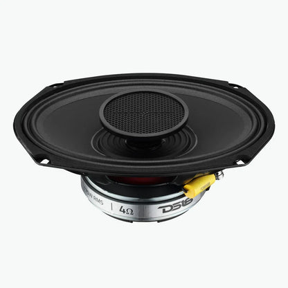 6x9” Hybrid Motorcycle Speaker Bundle – Slim 2-Way Loudspeakers + Sealed ABS Baffles (Pair) | IP65 Water-Resistant, High Output