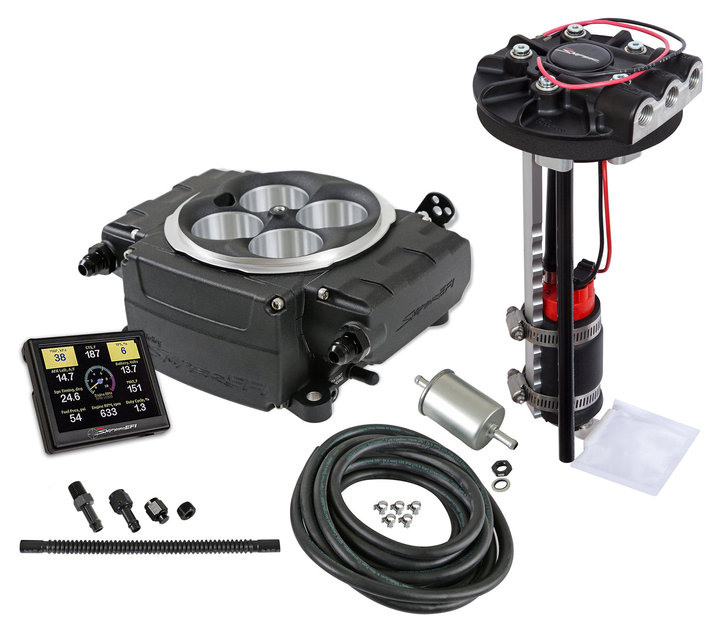 2 EFI - Black - Returnless Style Drop-In Module - Without PDM - 3.5 in. Handheld