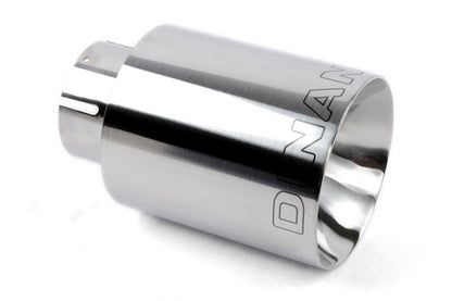 Dinan Double-Walled 4" Clamp-On Exhaust Tip (Polished) Polished - 4" Outlet, 2.5" Inlet