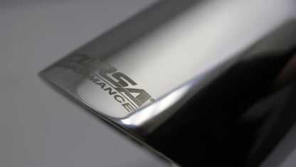 Corsa Performance Single Universal 2.5in Inlet / 4in Outlet Polished Pro-Series Tips