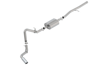 Borla 2019 Silv/Sierra C/B Exhaust S-Type 1500 5.3L V8 AT 2&4WD EC STB(78.8) CC SB(69.3) 147.4 WB