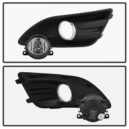 Spyder Ford C-Max 2013-2015 OEM Fog Light W/Universal Switch- Clear FL-FCMAX2013-C 5080332