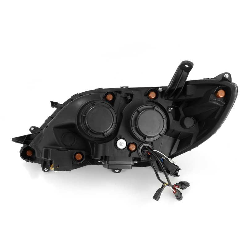 AlphaRex 11-21 Toyota Sienna LUXX LED Proj Headlights Plank Style Alpha Black w/Seq Signal/DRL 880765 *Discontinued