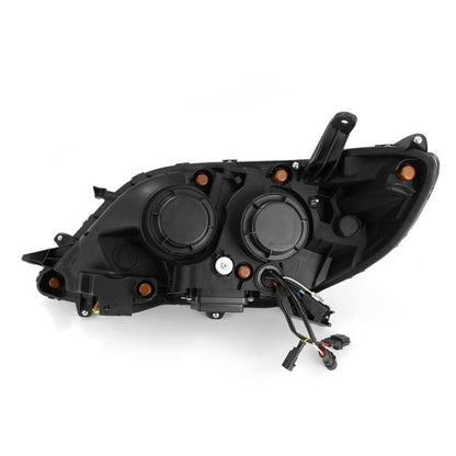 AlphaRex 11-21 Toyota Sienna LUXX LED Proj Headlights Plank Style Alpha Black w/Seq Signal/DRL 880765 *Discontinued