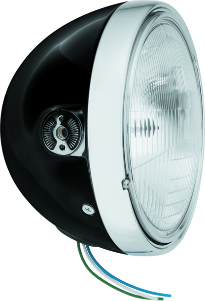 BikeMaster 7in Headlight Side Mount - Black 152455