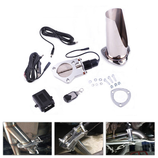 Universal Remote-Controlled Exhaust Valve / Cutout – 2.5" & 3"