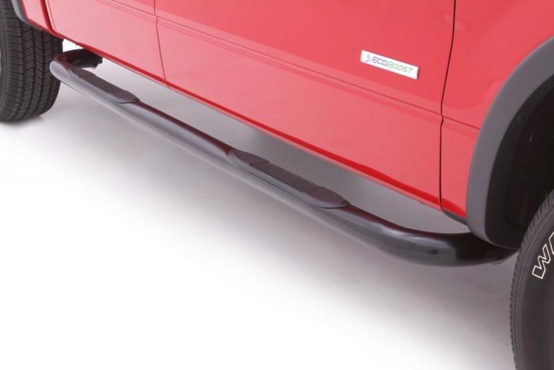 Lund 2010-2022 Dodge Ram 2500/3500 Crew Cab 3in Round Bent Steel Nerf Bars - Black