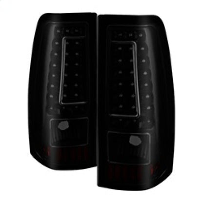 SPYDER xTune 99-02 Chevy Silverado 1500/2500/3500 V2 LED Tail Lights - Black Smoke (ALT-ON-CS99-G2-LED-BSM) 9038471