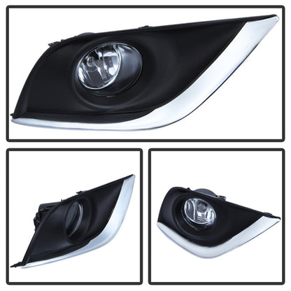 Spyder Nissan versa 2015+ OEM Fog Lights w/Switch Clear FL-NV2015-C 5080240