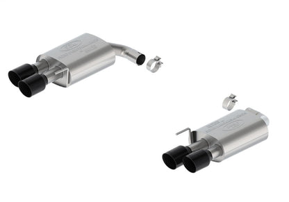 Ford Racing 2024 Mustang 2.3L Touring Non-Active Axle-Back w/GT Valance - Black Tip M-5230-M2TBV