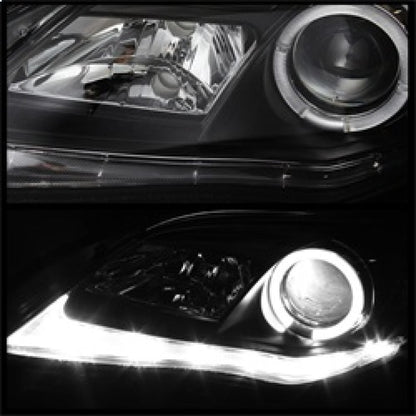 Spyder Toyota Corolla 11-13 Projector Headlights Halogen Model Only - DRL LED Blk PRO-YD-TC11-DRL-BK 5074263