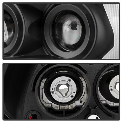 Spyder 16-18 Toyota Tacoma Projector Headlights - Seq LED Turn - Black - PRO-YD-TT16-LB-BK 5085818