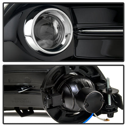 Spyder Dodge Dart 2013-2015 OEM Fog Light W/Universal Switch- Clear FL-DDART2013-C 5080455
