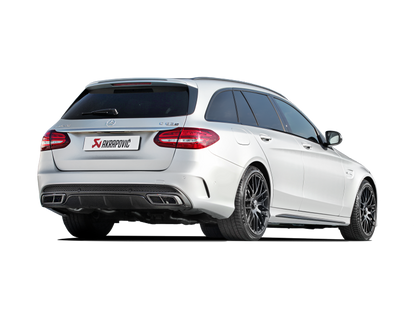Akrapovic 15-17 AMG C63 Estate Evolution Line Cat Back (Titanium) w/ Carbon Tips (Req. Link Pipe) MTP-ME/T/2H/1