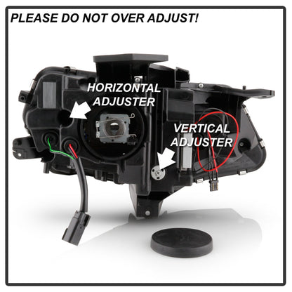 Spyder Chevy Camaro 16-18 (Do Not Fit Halogen) Projector Headlights Chrome PRO-YD-CCAM16HIDSI-SEQ-C 5087386