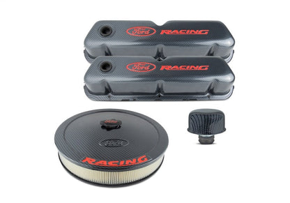 Ford Engine Dress up Kit C/F w/Ford Racing Logo FRD302-520