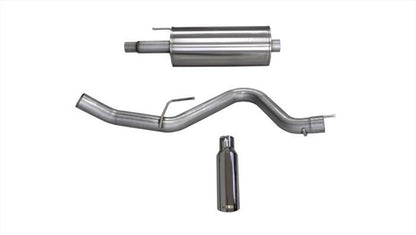 Corsa Performance 15-17 Ford F-150 5.0L V8 Cat-Back Single Side Exit w/ 4.0in Polished