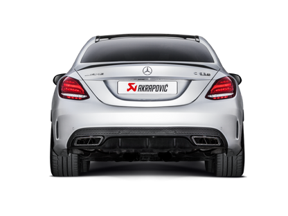 Akrapovic 15-17 AMG C63 Estate Evolution Line Cat Back (Titanium) w/ Carbon Tips (Req. Link Pipe) MTP-ME/T/2H/1