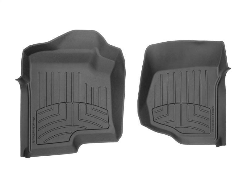 WeatherTech 08-13 Chevrolet Silverado GMC Sierra Front FloorLiner HP - Black