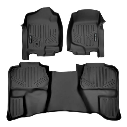 2007-2013 Chevrolet Silverado 3500 HD Floor Liners|Double Cab Models|SMARTLINER