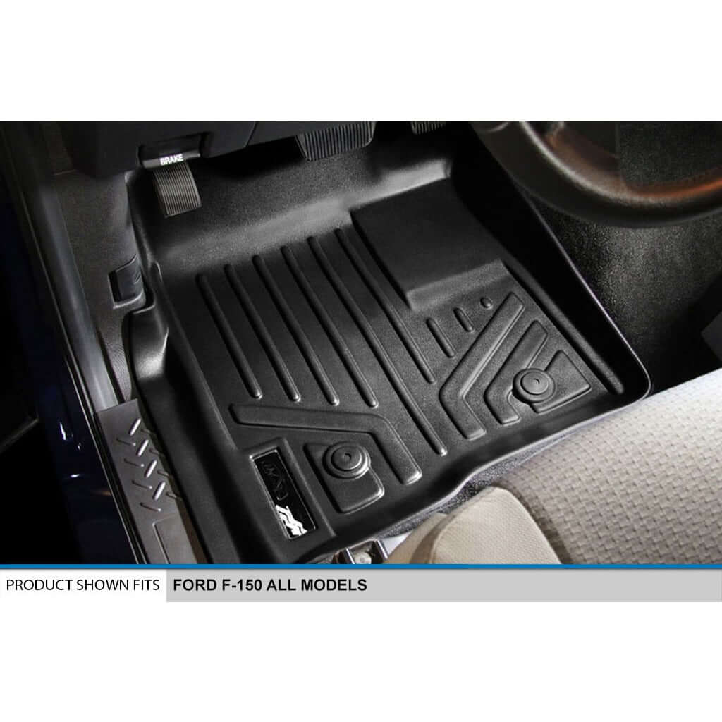2009-2010 Ford F-150 Floor Liners | Regular Cab Models| Carpet Flooring, No 4x4 Shifters | SMARTLINER