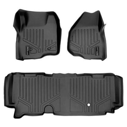 2012 Ford F-450 Floor Liners|Super Cab Models (Without OTH)|SMARTLINER