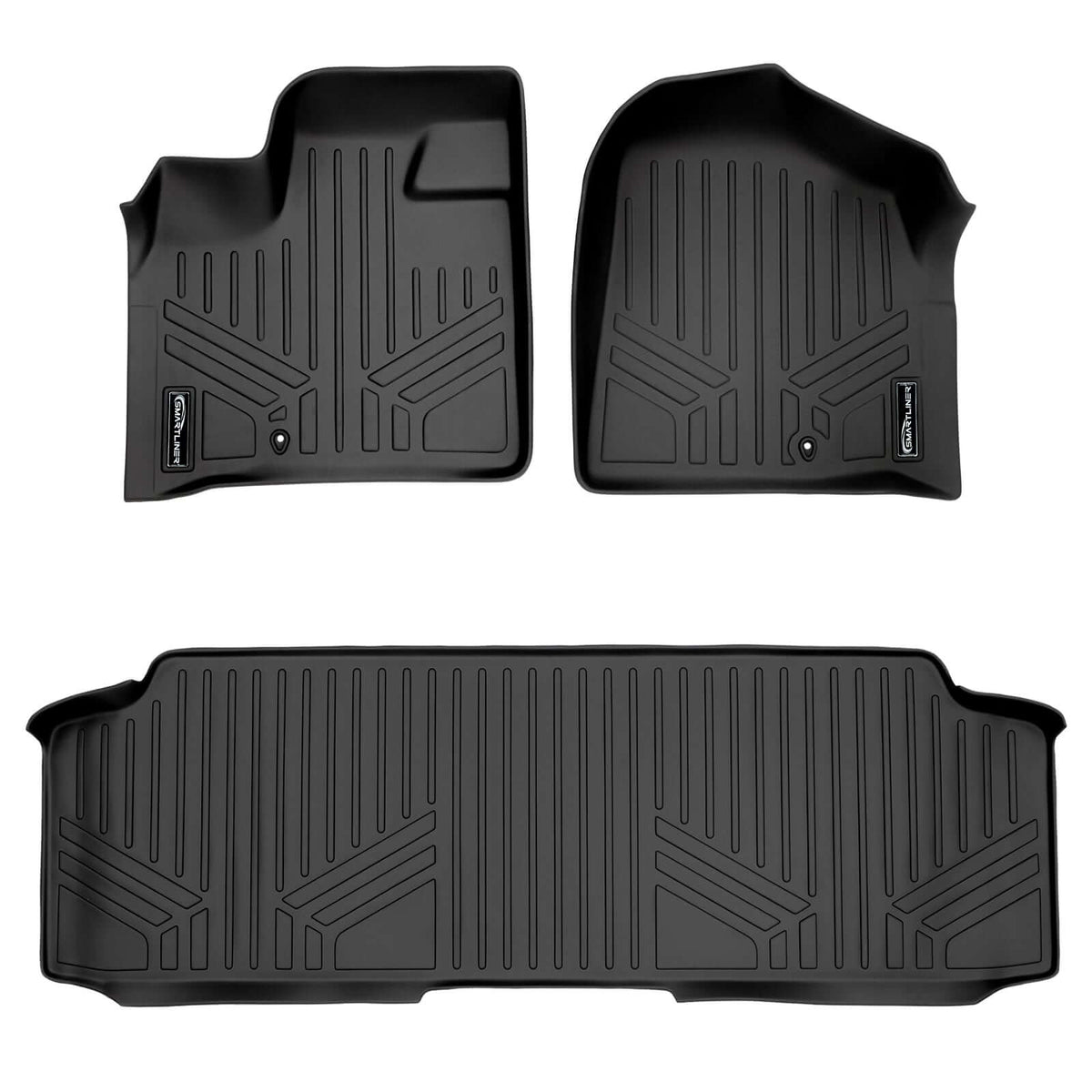 2013-2020 Dodge Grand Caravan Floor Liners | 2nd Row Bench Seats, With Super Console | SMARTLINER