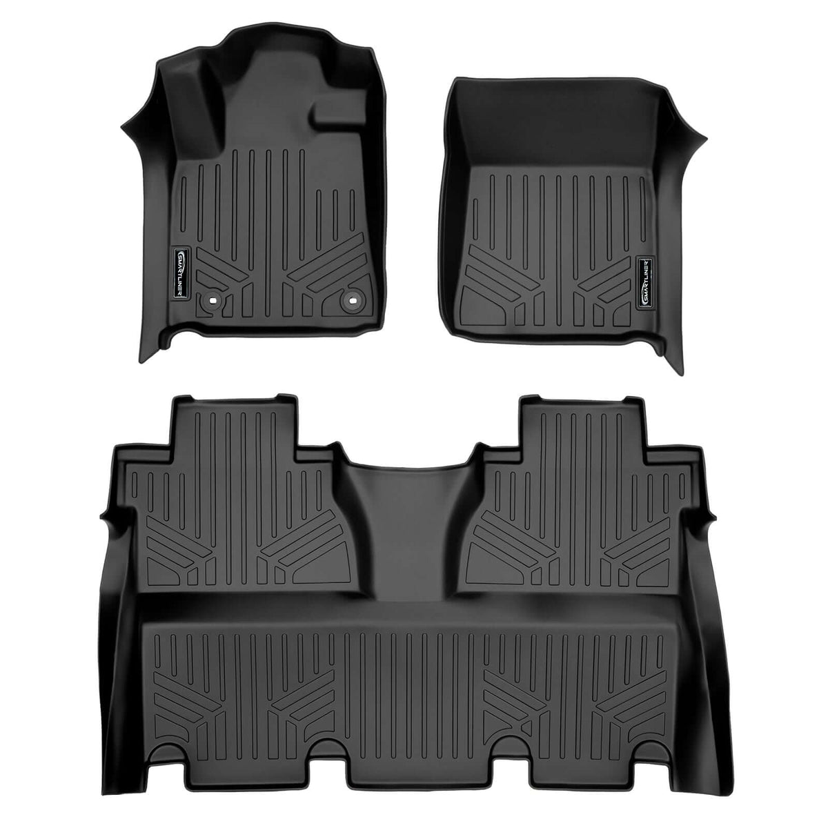 2014-2021 Toyota Tundra Floor Liners| Crew Max Cab| Carpeted Flooring without second row Under Seat Storage |SMARTLINER
