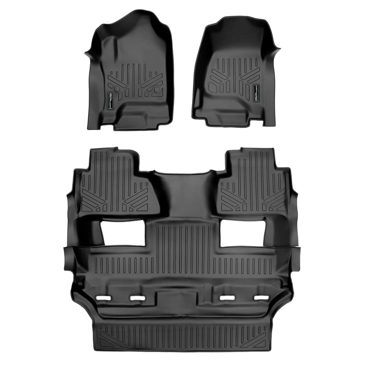 2015-2020 GMC Yukon Floor Liners|7 Passenger Models (B+C)|SMARTLINER