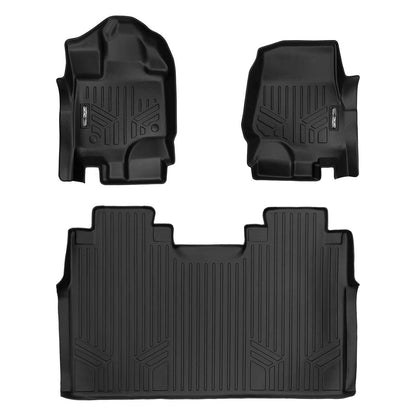 2015-2027 Ford F-150 Floor Liners |Super Crew Cab Models 1st Row Bench Seat | SMARTLINER