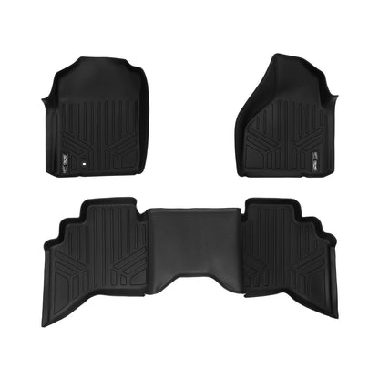 2003-2009 Dodge Ram 2500 Floor Liners|Quad Cab Models (1st Row Bench or Bucket, No PTO Kit, No 4x4 Shifter) (No PTO Kit, No 4x4 Shifter)|SMARTLINER