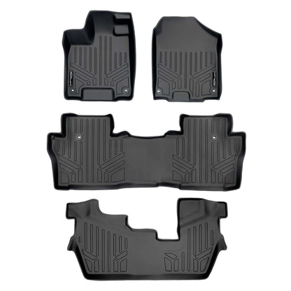 2016-2022 Honda Pilot Floor Liners|8 Passenger Models|SMARTLINER