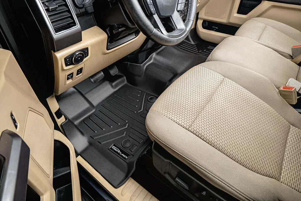 2015-2027 Ford F-150 Floor Liners |Super Crew Cab Models 1st Row Bench Seat | SMARTLINER