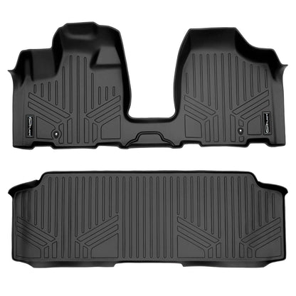 2008-2012 Dodge Grand Caravan Floor Liners | 2nd Row Bench Seats, No Super Console | SMARTLINER